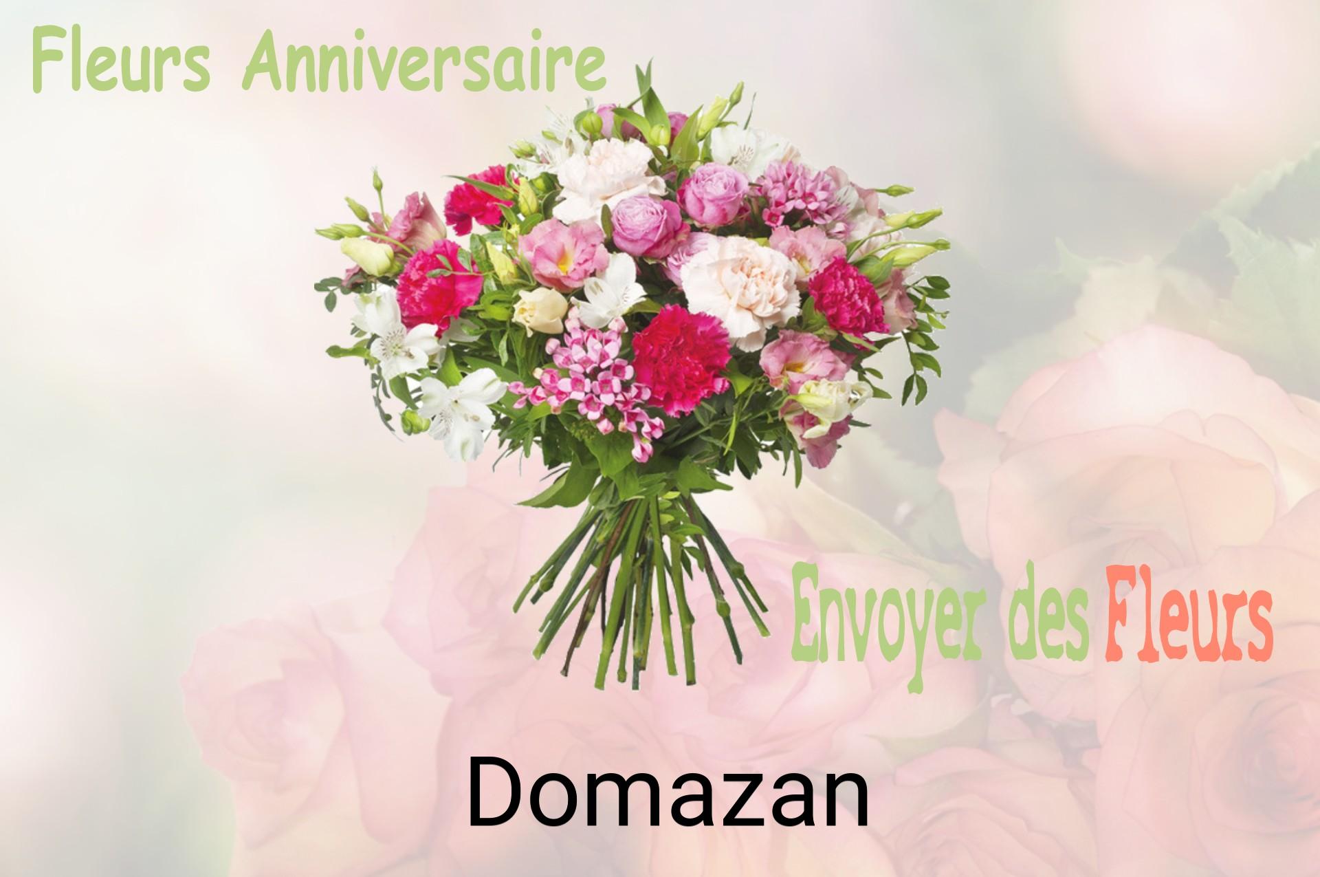 Bouquet de fleurs d’anniversaire livré à Domazan
