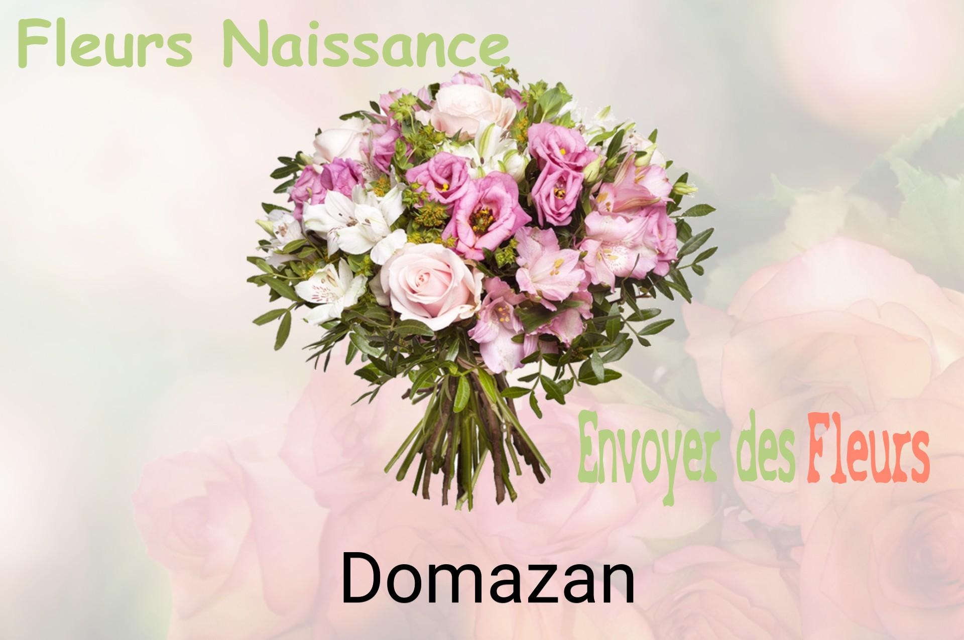 Bouquet de fleurs de naissance livré à Domazan